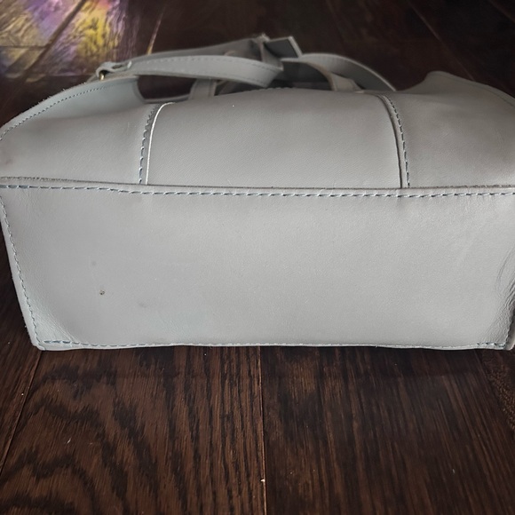 Portland Leather - Lola Formal Gray Crossbody Bag - Picture 3 of 4